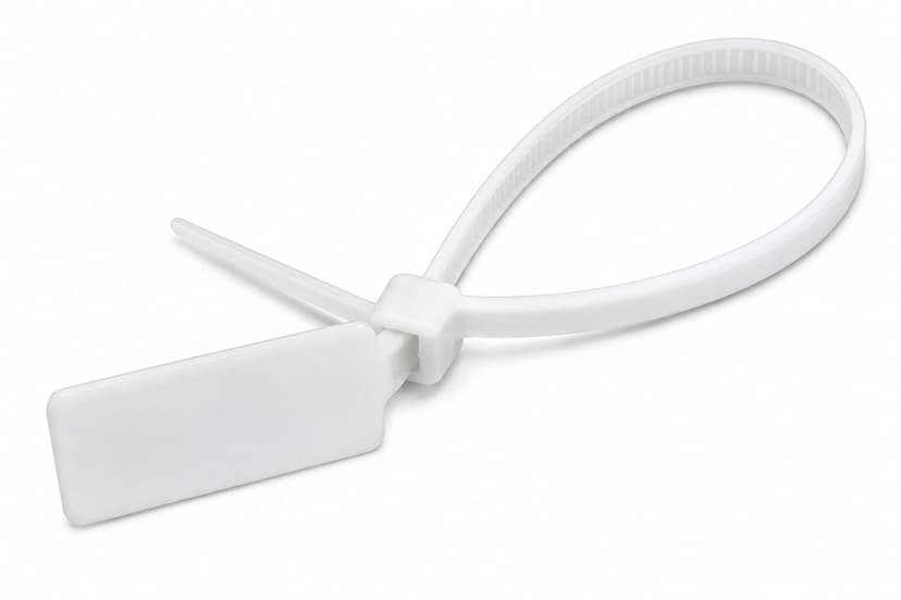 Cable Tie Tag White